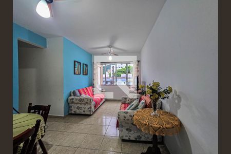 Sala de apartamento para alugar com 3 quartos, 102m² em Vila Júlia, Guarujá