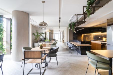 Apartamento à venda com 74m², 2 quartos e 1 vagaÁrea comum - Salão de festas