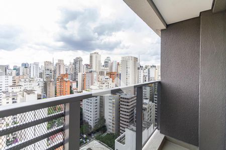 Varanda de kitnet/studio à venda com 1 quarto, 22m² em Jardim Paulista, São Paulo
