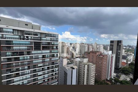 Vista da Varanda de kitnet/studio à venda com 1 quarto, 26m² em Jardim Paulista, São Paulo
