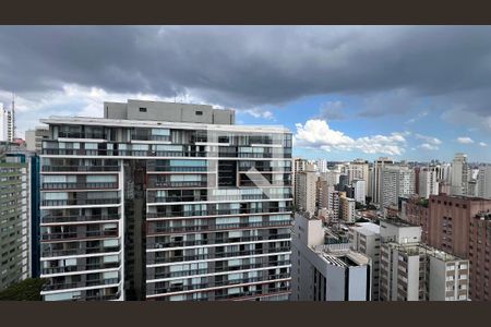 Vista da Varanda de kitnet/studio à venda com 1 quarto, 26m² em Jardim Paulista, São Paulo