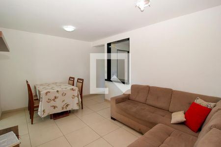 Sala de apartamento à venda com 3 quartos, 72m² em Conjunto California, Belo Horizonte