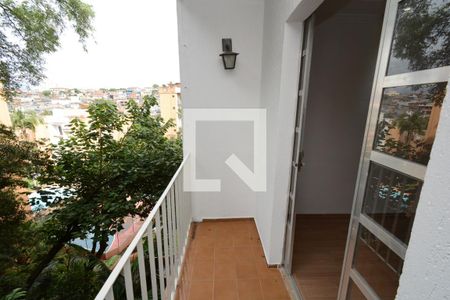 Varanda da Sala de apartamento à venda com 2 quartos, 63m² em Vila Castelo, São Paulo