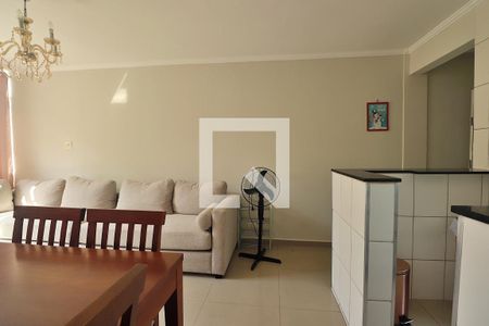 Sala de apartamento à venda com 3 quartos, 100m² em Vila Guiomar, Santo André
