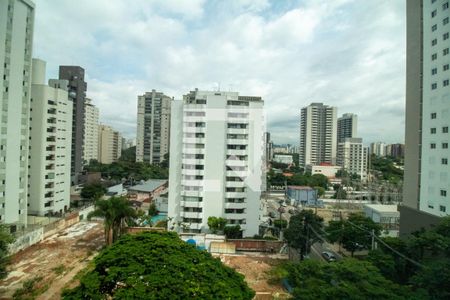 Sala - Vista de apartamento para alugar com 1 quarto, 33m² em Campo Belo, São Paulo