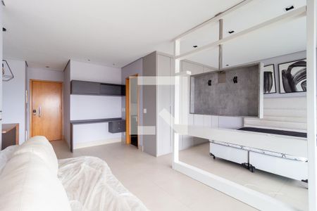 Apartamento para alugar com 55m², 1 quarto e 2 vagasSala
