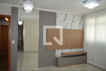 Sala de apartamento à venda com 3 quartos, 81m² em Cabral, Contagem
