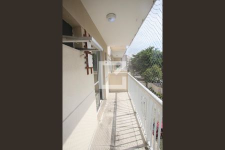 Varanda da Sala de apartamento para alugar com 3 quartos, 69m² em Taquara, Rio de Janeiro
