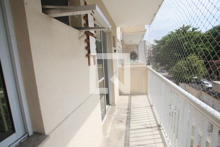 Varanda da Sala de apartamento para alugar com 3 quartos, 69m² em Taquara, Rio de Janeiro