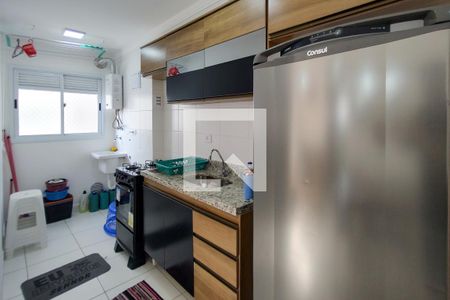 Cozinha de apartamento para alugar com 2 quartos, 48m² em Aviação, Praia Grande