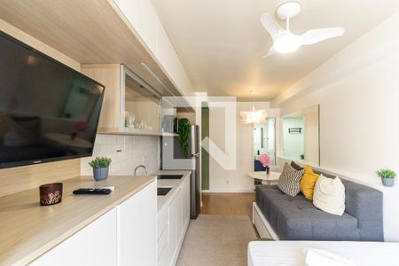 Studio à venda com 26m², 1 quarto e sem vagaSala