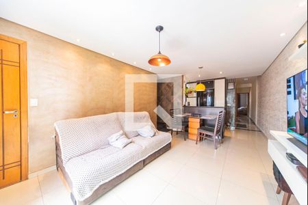 Sala de apartamento à venda com 3 quartos, 154m² em Vila Scarpelli, Santo André