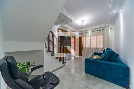 Sala de casa à venda com 3 quartos, 156m² em Parque Sao Vicente, Santo André