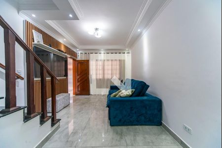 Sala de casa à venda com 3 quartos, 156m² em Parque Sao Vicente, Santo André