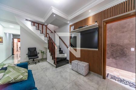 Sala de casa à venda com 3 quartos, 156m² em Parque Sao Vicente, Santo André