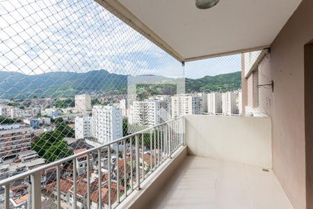 Varanda da Sala de apartamento à venda com 3 quartos, 107m² em Grajaú, Rio de Janeiro
