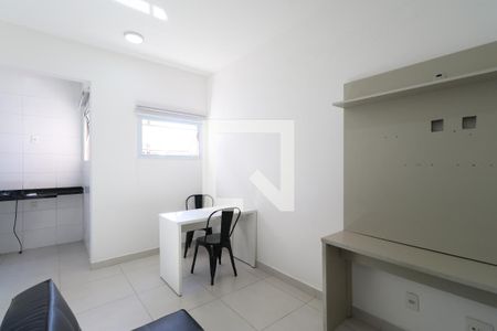 Sala/cozinha de apartamento para alugar com 1 quarto, 28m² em Luz, São Paulo