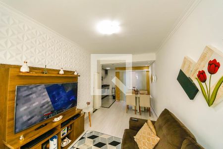 Sala de casa de condomínio para alugar com 2 quartos, 57m² em Vila São Nicolau, São Paulo