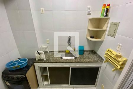 Cozinha de apartamento para alugar com 1 quarto, 39m² em Flamengo, Rio de Janeiro