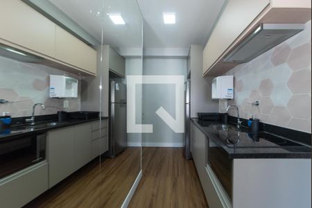Cozinha de kitnet/studio para alugar com 1 quarto, 26m² em Brooklin Paulista, São Paulo