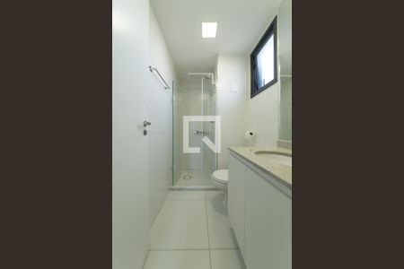 Banheiro de kitnet/studio para alugar com 1 quarto, 26m² em Brooklin Paulista, São Paulo