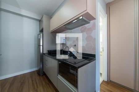 Cozinha de kitnet/studio para alugar com 1 quarto, 26m² em Brooklin Paulista, São Paulo