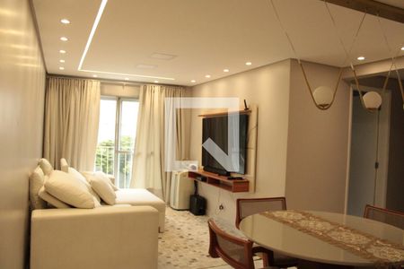 Sala de apartamento para alugar com 3 quartos, 69m² em Jardim Olympia, São Paulo