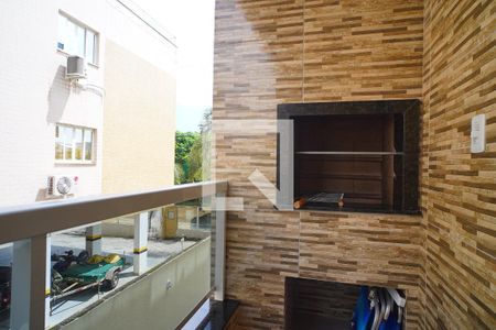 Varanda - Churrasqueira  de apartamento para alugar com 2 quartos, 70m² em Ingleses do Rio Vermelho, Florianópolis