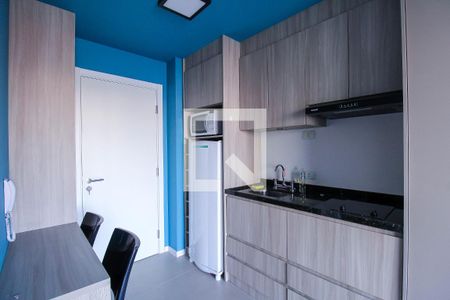 Cozinha de kitnet/studio para alugar com 1 quarto, 24m² em Belenzinho, São Paulo