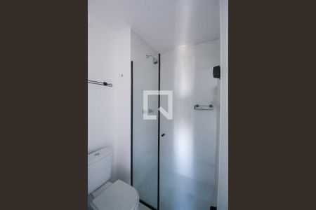 Banheiro de kitnet/studio para alugar com 1 quarto, 24m² em Belenzinho, São Paulo