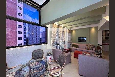 Sala de apartamento à venda com 4 quartos, 200m² em Brooklin, São Paulo