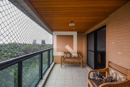 Varanda de apartamento para alugar com 3 quartos, 160m² em Jardim Morumbi, São Paulo