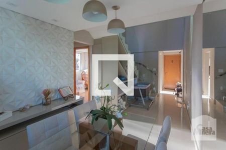 Sala de apartamento à venda com 3 quartos, 124m² em União, Belo Horizonte