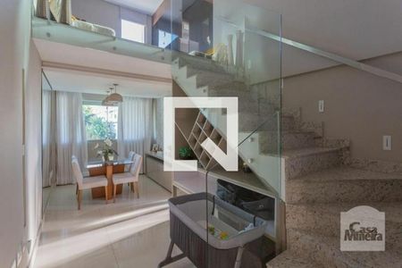 Sala de apartamento à venda com 3 quartos, 124m² em União, Belo Horizonte