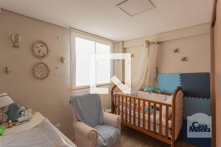 Quarto de apartamento à venda com 3 quartos, 124m² em União, Belo Horizonte