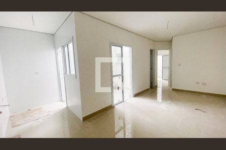 Sala - Sala de Jantar  de apartamento à venda com 2 quartos, 46m² em Vila Humaitá, Santo André