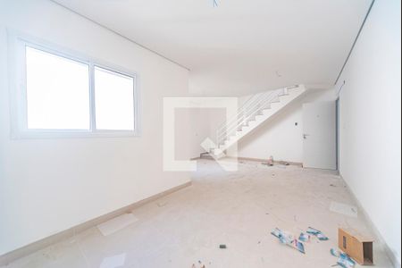Sala de apartamento à venda com 2 quartos, 104m² em Vila Humaitá, Santo André