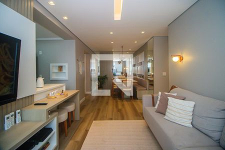 Sala de apartamento à venda com 3 quartos, 81m² em São Sebastião, Porto Alegre