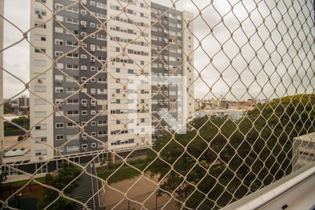 Vista da Sala de apartamento para alugar com 3 quartos, 81m² em São Sebastião, Porto Alegre