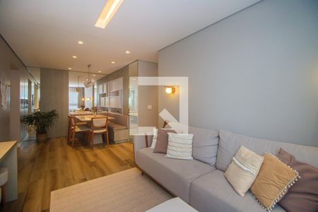 Sala de apartamento à venda com 3 quartos, 81m² em São Sebastião, Porto Alegre