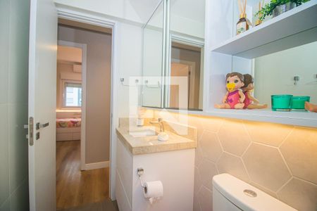 Apartamento à venda com 81m², 3 quartos e 2 vagasBanheiro Social