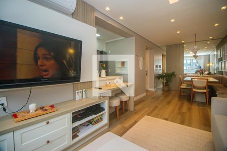 Sala de apartamento à venda com 3 quartos, 81m² em São Sebastião, Porto Alegre