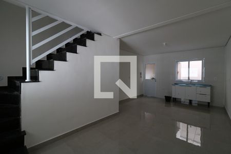 Sala de casa à venda com 3 quartos, 122m² em Vila Homero Thon, Santo André