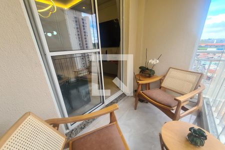 Varanda da SalaVaranda da Sala de apartamento para alugar com 2 quartos, 56m² em Vila Antonieta, São Paulo