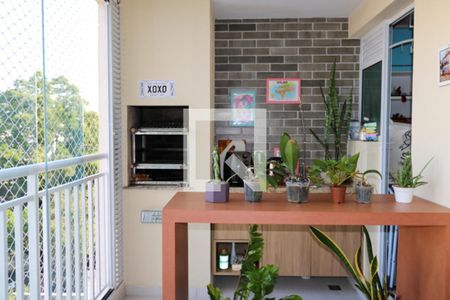 Varanda Gourmet de apartamento para alugar com 2 quartos, 70m² em Olímpico, São Caetano do Sul