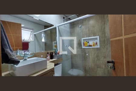 Banheiro Quarto 1 Suíte de apartamento à venda com 3 quartos, 84m² em Vila Guiomar, Santo André