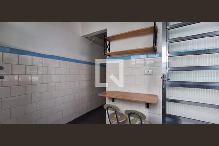 Cozinha de casa para alugar com 1 quarto, 32m² em Canto do Forte, Praia Grande