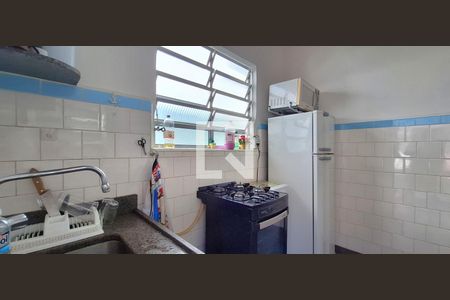 Cozinha  de casa para alugar com 1 quarto, 32m² em Canto do Forte, Praia Grande