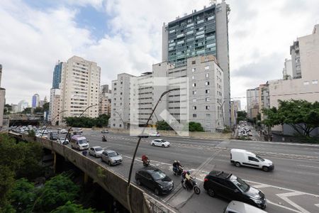 Vista da Sala de apartamento para alugar com 1 quarto, 24m² em Bela Vista, São Paulo
