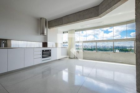 Sala/Cozinha de apartamento para alugar com 1 quarto, 75m² em Pinheiros, São Paulo